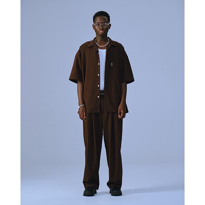 COOTIE/T/W SUCKER 2 TUCK EASY PANTS/BROWN - THUMBING ONLOINE STORE -  COOTIE/クーティー・CHALLENGER/チャレンジャー・PORKCHOP GARAGE  SUPPLY/ポークチョップ・RADIALL/ラディアル・ANTIDOTE BUYERS CLUB/アンチドート 正規取扱店 通販サイト