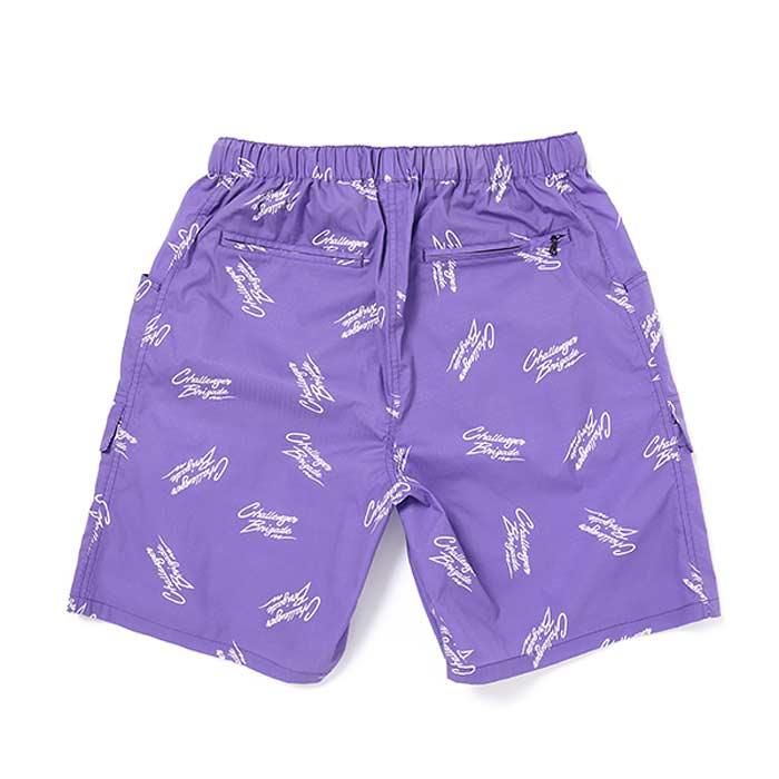 パンツ CHALLENGER/MULTI SIGNATURE CARGO SHORTS CHALLENGER MULTI SIGNATURE CARGO SHORTS (BLACK) CLG-PT 023