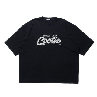 COOTIE/EMBROIDERY OVERSIZED S/S TEE (PRODUCTION OF COOTIE)/BLACK