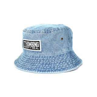 THUMBING/FRAME BUCKET HAT/DENIM BLUE