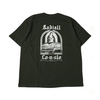 RADIALL/LO-N-SLO-CREW NECK T-SHIRT S/S/INK BLACK