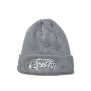 COOTIE/EMBROIDERY DRY TECH BIG CUFFED BEANIE (PRODUCTION OF COOTIE)/ASH GRAY