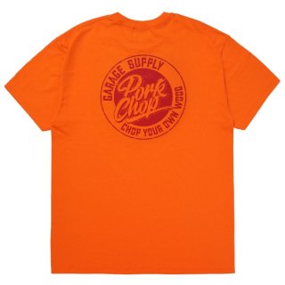 PORKCHOP/STENCIL CS TEE/ORANGE