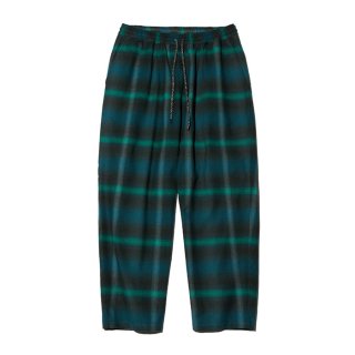 RADIALL/BOULEVARD-STRAUGHT FIT EASY PANTS/BOTTLE GREEN