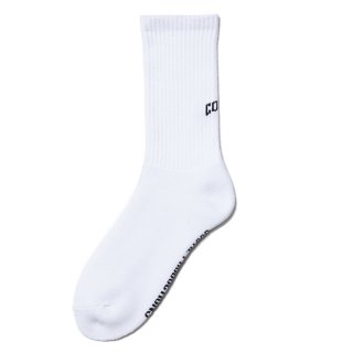 COOTIE/RAZA MIDDLE SOCKS/WHITE