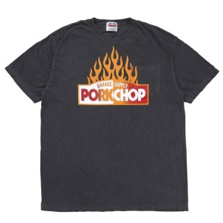 <img class='new_mark_img1' src='https://img.shop-pro.jp/img/new/icons8.gif' style='border:none;display:inline;margin:0px;padding:0px;width:auto;' />PORKCHOP/FIRE BLOCK POCKET TEE/ASH BLACK