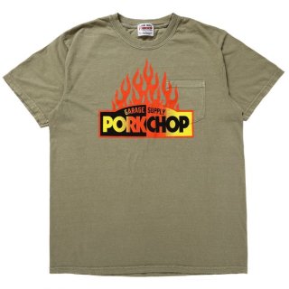 PORKCHOP/FIRE BLOCK POCKET TEE/KHAKI30%OFF<img class='new_mark_img2' src='https://img.shop-pro.jp/img/new/icons20.gif' style='border:none;display:inline;margin:0px;padding:0px;width:auto;' />