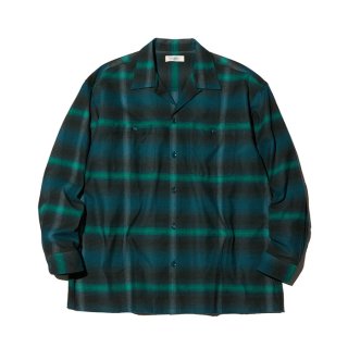 RADIALL/BOULEVARD-OPEN COLLARED SHIRT L/S/BOTTLE GREEN【20%OFF】<img class='new_mark_img2' src='https://img.shop-pro.jp/img/new/icons20.gif' style='border:none;display:inline;margin:0px;padding:0px;width:auto;' />