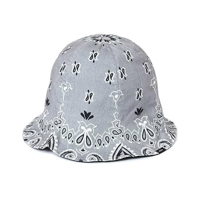 CHALLENGER/REVERSIBLE BANDANA HAT/GRAY | Mサイズ：頭周/58