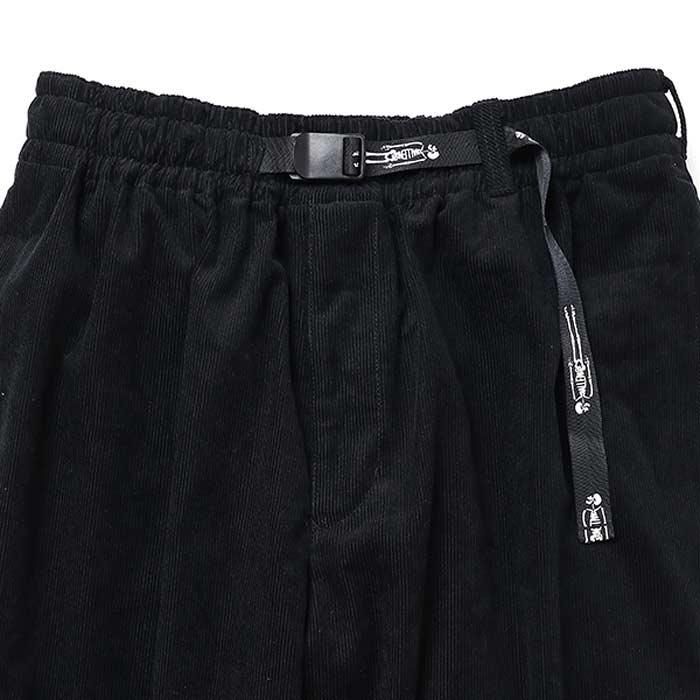 CHALLENGER/CORDUROY EASY PANTS/BLACK | メンズ ワイドパンツ