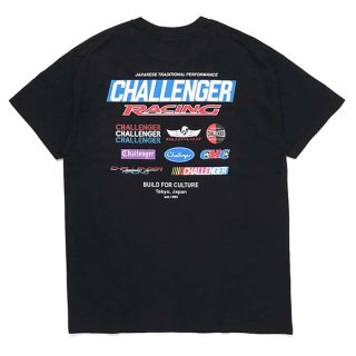 CHALLENGER/CMC RACING LOGO TEE/BLACK