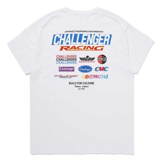 CHALLENGER/CMC RACING LOGO TEE/WHITE