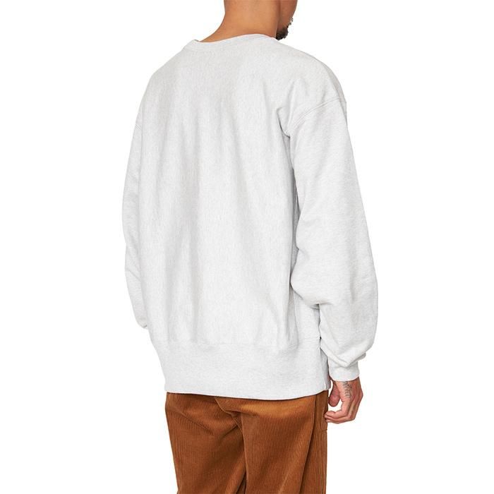 RADIALL/HOTBOX-CREW NECK SWEATSHIRT L/S/ASH GRAY