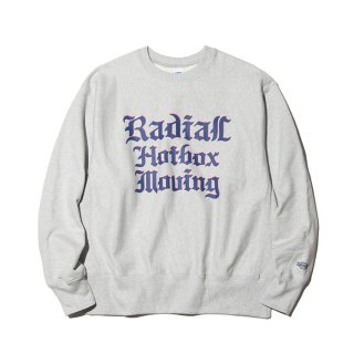 RADIALL/HOTBOX-CREW NECK SWEATSHIRT L/S/ASH GRAY【20%OFF】<img class='new_mark_img2' src='https://img.shop-pro.jp/img/new/icons20.gif' style='border:none;display:inline;margin:0px;padding:0px;width:auto;' />