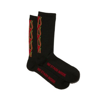 RADIALL/FLAMES-1PAC SOX LONG/BLACK【20%OFF】<img class='new_mark_img2' src='https://img.shop-pro.jp/img/new/icons20.gif' style='border:none;display:inline;margin:0px;padding:0px;width:auto;' />