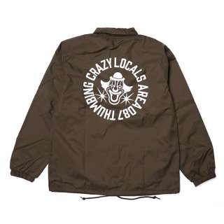 THUMBING/BROCK CIRCLE COACH JACKET/BROWN【50％OFF】<img class='new_mark_img2' src='https://img.shop-pro.jp/img/new/icons20.gif' style='border:none;display:inline;margin:0px;padding:0px;width:auto;' />