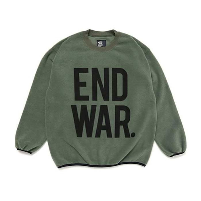 CHALLENGER/C/N END WAR FLEECE/DARK GREEN | 軽く暖かなマイクロ ...