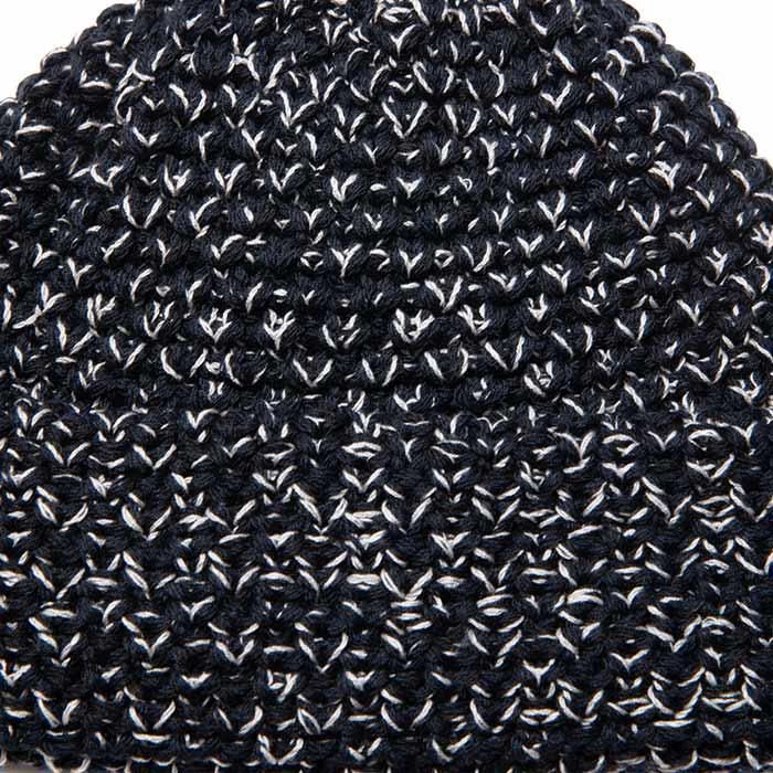 COOTIE/LOWGAUGE BIG BEANIE/BLACK|ざっくりと肉厚なニット素材の