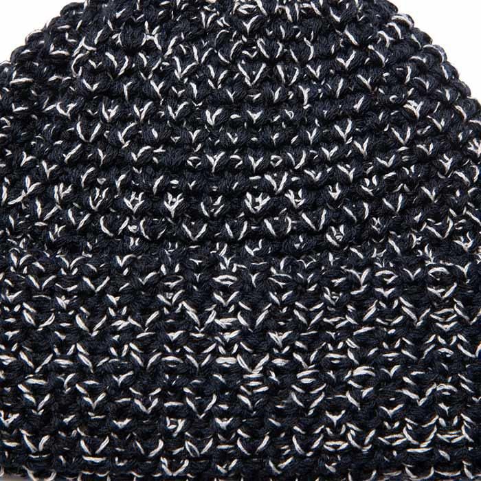 COOTIE/LOWGAUGE BIG BEANIE/BLACK|ざっくりと肉厚なニット素材