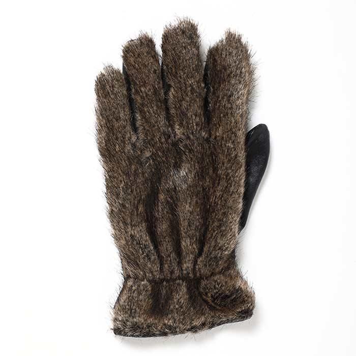CHALLENGER/BOA GLOVE | 手の甲部分はボア。手の平部分は羊革を