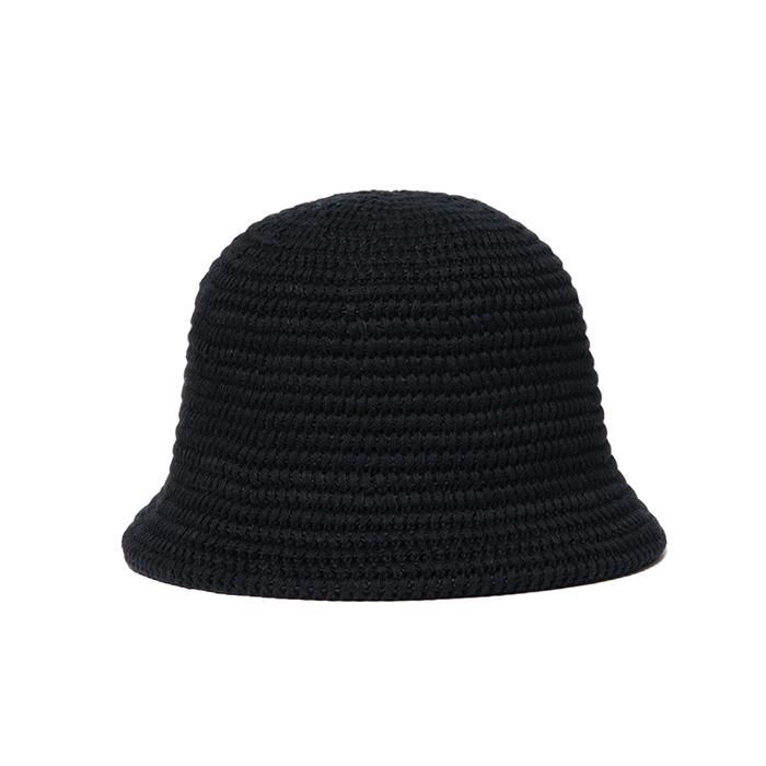 帽子 Cootie Knit Crusher Hat COOTIE/KNIT CRUSHER HAT/BLACK | サイズ調整可能でファッショ