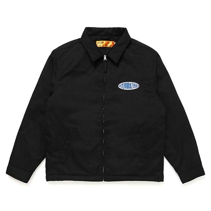 CHALLENGER/LOGO WORK JACKET/BLACK | 表地に堅牢性の強いツイル CHALLENGER/LOGO WORK JACKET/BLACK | 表地に堅牢性の強いツイル