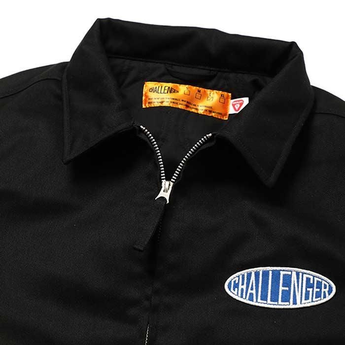 CHALLENGER/LOGO WORK JACKET/BLACK | 表地に堅牢性の強いツイル CHALLENGER/LOGO WORK JACKET/BLACK | 表地に堅牢性の強いツイル