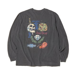 RADIALL/FLASH-CREW NECK T-SHIRT L/S/BLACK