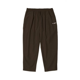 RADIALL/COIL-STRAIGHT FIT EASY PANTS/BROWN