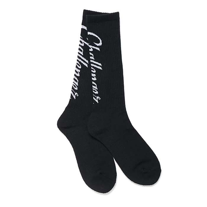 CHALLENGER/VERTICAL LOGO SOCKS/BLACK | スタイリッシュなデザインのブラックソックス - THUMBING  ONLOINE STORE - COOTIE/クーティー・CHALLENGER/チャレンジャー・PORKCHOP GARAGE  SUPPLY/ポークチョップ・RADIALL/ラディアル・ANTIDOTE BUYERS CLUB/アンチドート 正規 ...