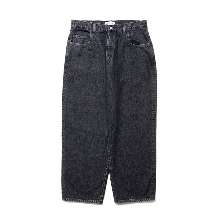 COOTIE/5 POCKET BAGGY DENIM PANTS/BLACK FADE | 12.5ozデニム使用の 
