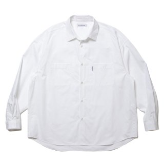 COOTIE/120/2 BROAD L/S SHIRT/WHITE