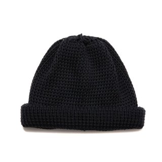 COOTIE/LOWGAUGE ROLL UP BEANIE/BLACK