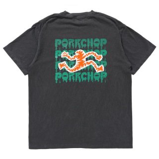 PORKCHOP/AP OLLIEMAN TEE/ASH BLACK