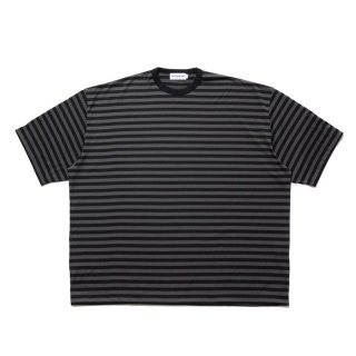 COOTIE/POLYESTER BORDER S/S TEE/BLACKGRAY