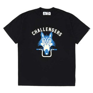 CHALLENGER/WOLF MC TEE/BLACK