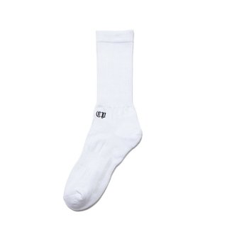 <img class='new_mark_img1' src='https://img.shop-pro.jp/img/new/icons8.gif' style='border:none;display:inline;margin:0px;padding:0px;width:auto;' />COOTIE/RAZA MIDDLE SOCKS/WHITE