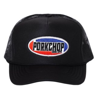 PORKCHOP/2nd OVAL MESH CAP/BLACK