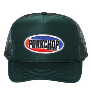 <img class='new_mark_img1' src='https://img.shop-pro.jp/img/new/icons8.gif' style='border:none;display:inline;margin:0px;padding:0px;width:auto;' />PORKCHOP/2nd OVAL MESH CAP/GREEN