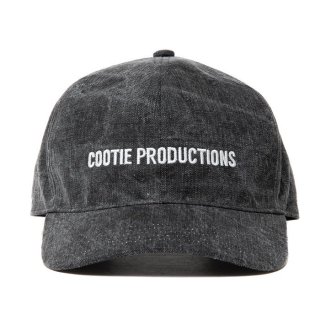 COOTIE/PIGMENT COATING TWILL 6 PANEL CAP/BLACKWHITE