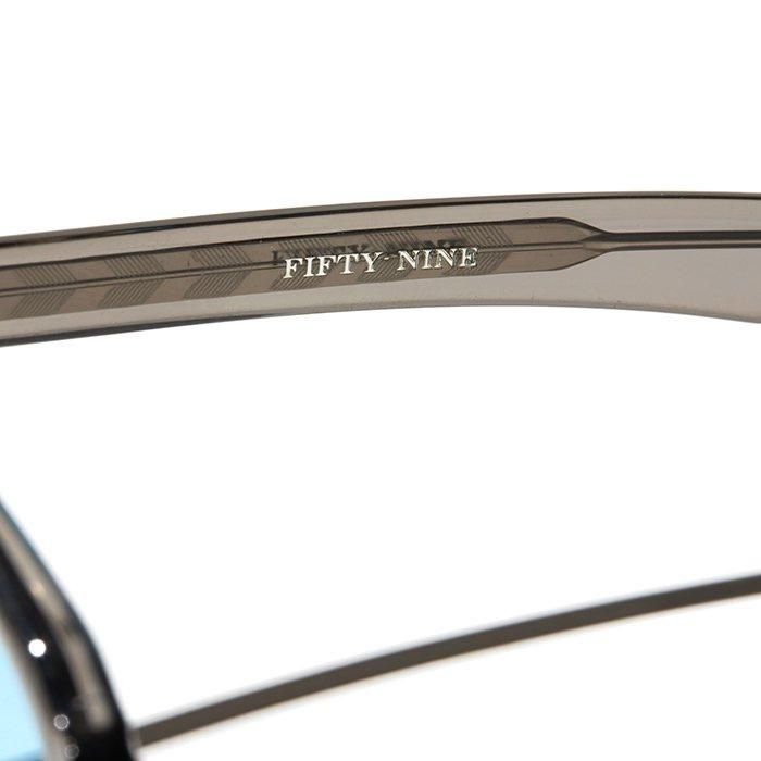RADIALL FIFTY NINE-SUNGLASSES BLACK CLEAR × BLUE RADIALL FIFTY NINE-SUNGLASSES BLACK CLEAR × BLUE