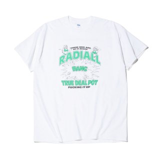 <img class='new_mark_img1' src='https://img.shop-pro.jp/img/new/icons8.gif' style='border:none;display:inline;margin:0px;padding:0px;width:auto;' />RADIALL/TRUE DEAL POT-CREW NECK T-SHIRT S/S/WHITE