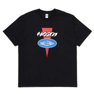 CHALLENGER/HOSOI  CHALLENGER FRONT LOGO S/S TEE/BLACK