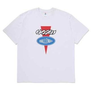 CHALLENGER/HOSOI  CHALLENGER FRONT LOGO S/S TEE/WHITE
