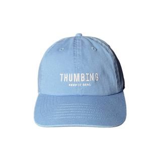 THUMBING/SIGN KIDS LOW CAP/SKY BLUE