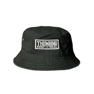 THUMBING/FRAME KIDS BUCKET HAT/BLACK