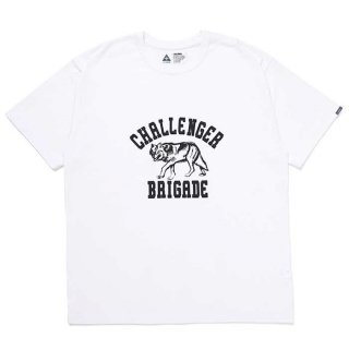 CHALLENGER/WOLF COLLEGE TEE/WHITE