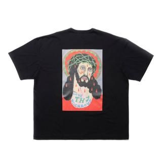 COOTIE/PRINT S/S TEELOVE THY NEIGHBOUR/BLACK