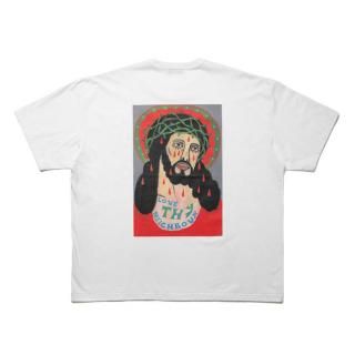 COOTIE/PRINT S/S TEELOVE THY NEIGHBOUR/WHITE