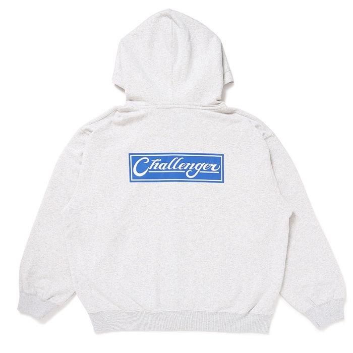 CHALLENGER|BAR LOGO ZIP HOODIE - THUMBING ONLOINE STORE CHALLENGER|BAR LOGO ZIP HOODIE - THUMBING ONLOINE STORE